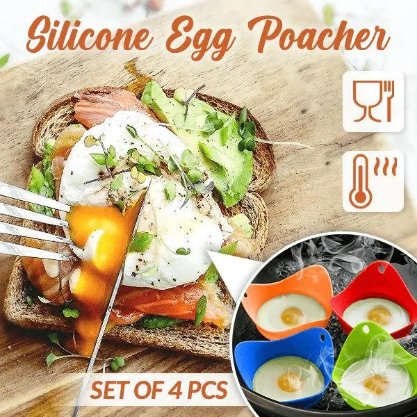 💝Easy Silicone Egg Poacher(4PCS)💝